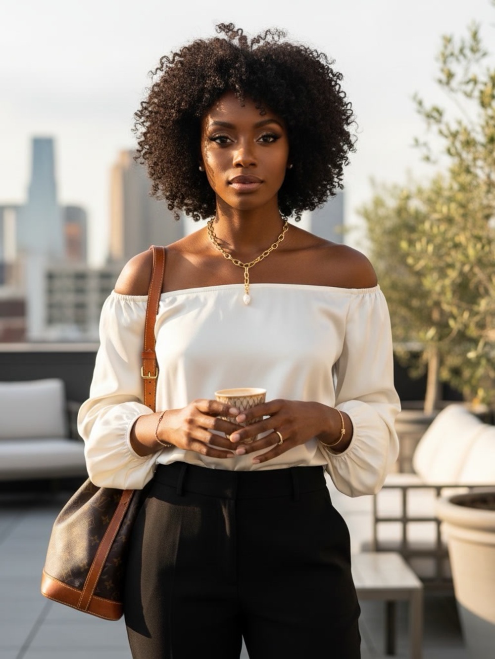 CC & Co by Catherine Canino Necklace with Baroque Pearl Pendant